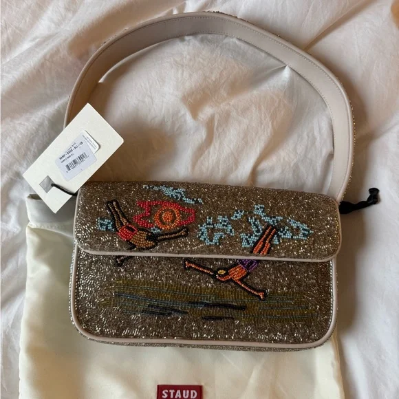 Staud Tommy Beaded Women's Bag - Picture 6 of 9